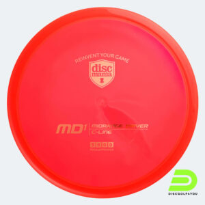 Discmania MD1 in red, c-line plastic