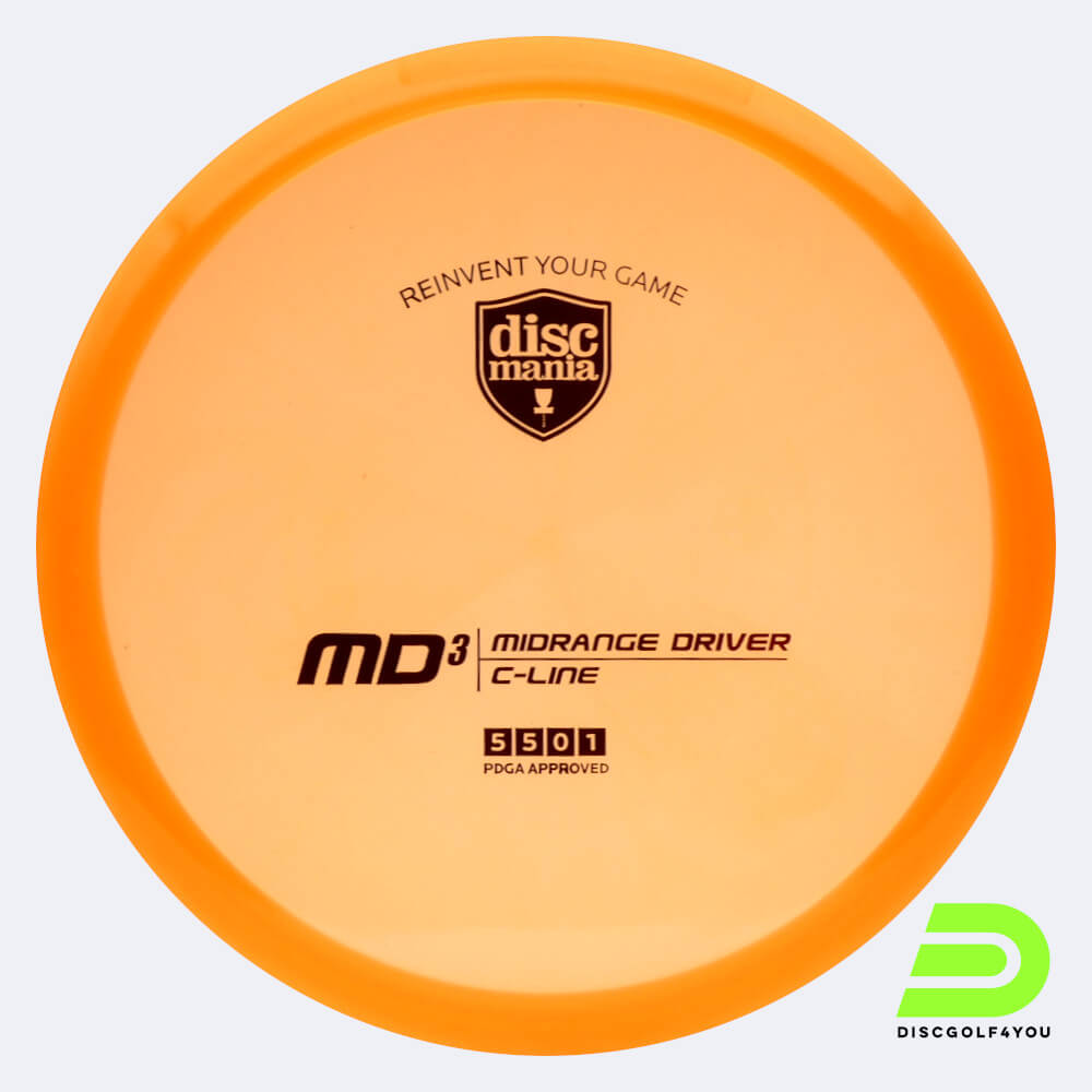 Discmania MD3 in classic-orange, c-line plastic Discmania MD3 in classic-orange, c-line plastic