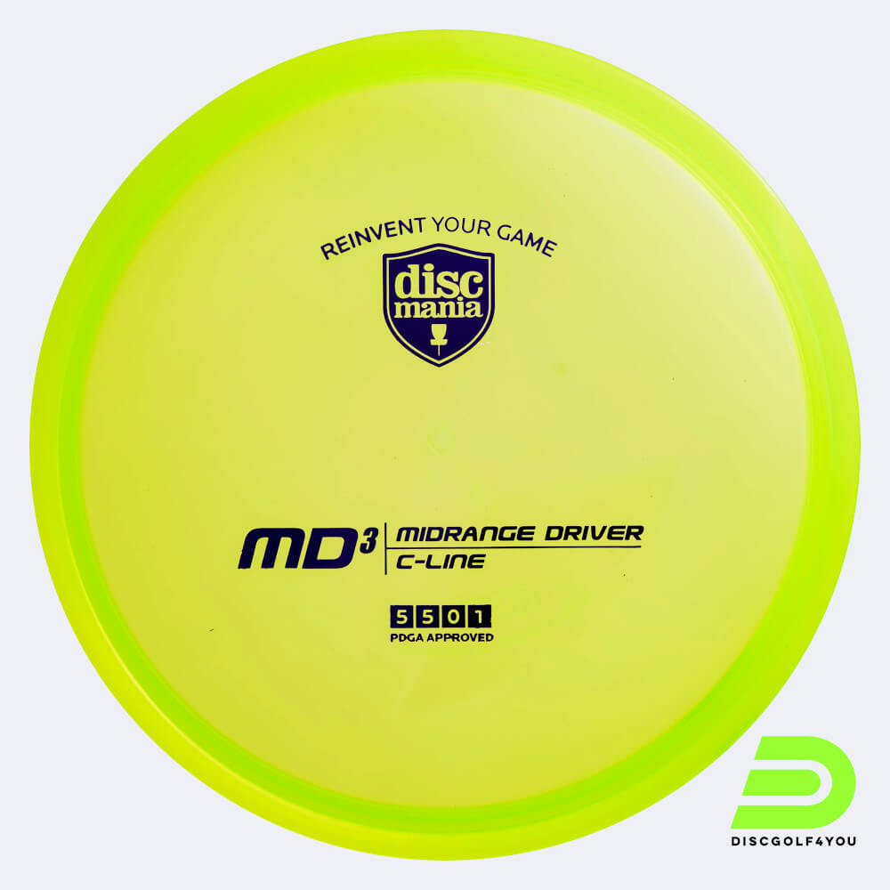 Discmania MD3 in light-green, c-line plastic Discmania MD3 in light-green, c-line plastic