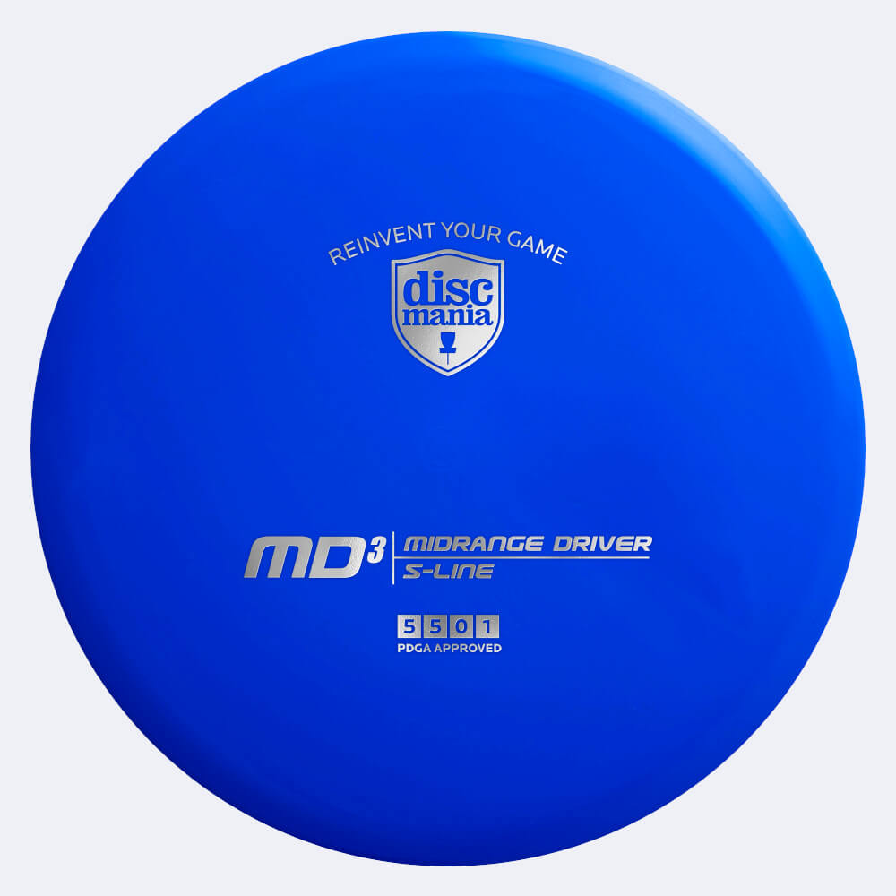 Discmania MD3 in blue, s-line plastic Discmania MD3 in blue, s-line plastic