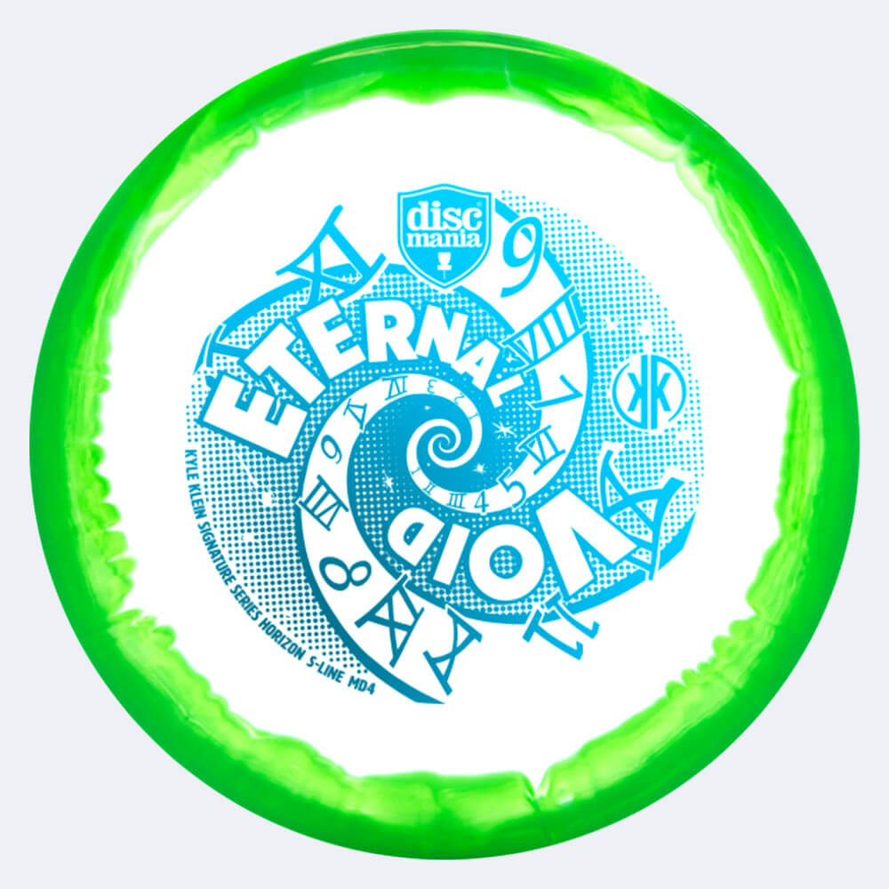 Discmania MD4 - Eternal Void Kyle Klein Signature Series in white-light-green, s-line horizon plastic Discmania MD4 - Eternal Void Kyle Klein Signature Series in white-light-green, s-line horizon plastic