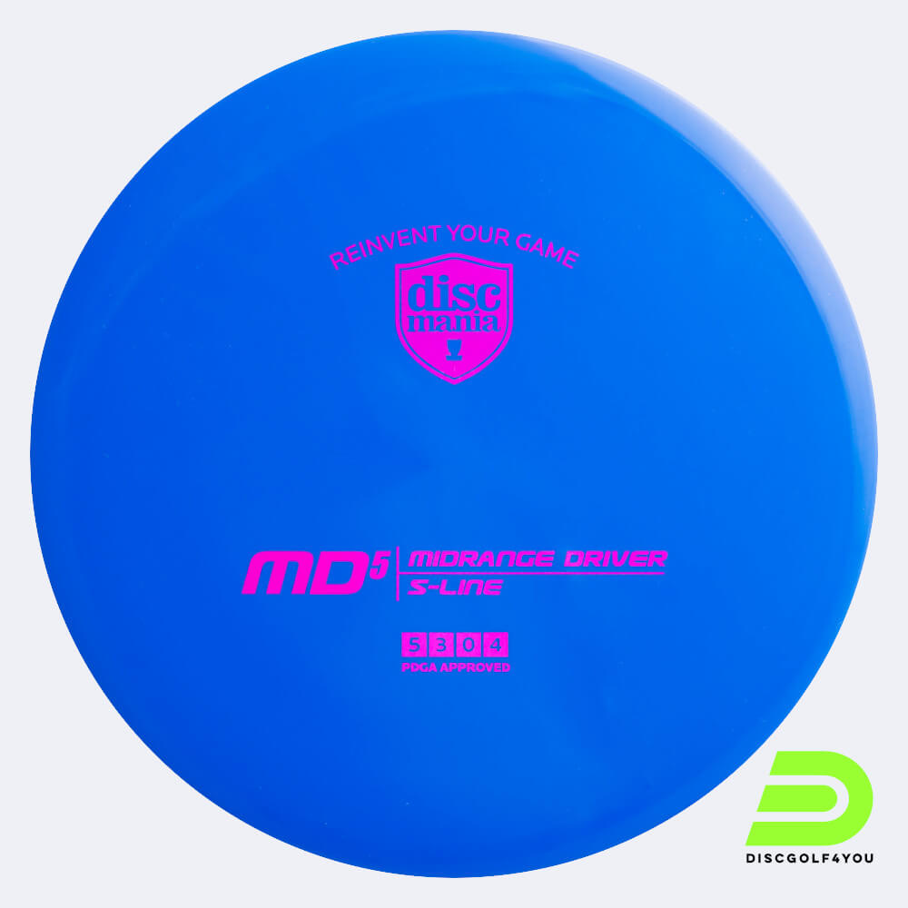 Discmania MD5 in blue, s-line plastic Discmania MD5 in blue, s-line plastic