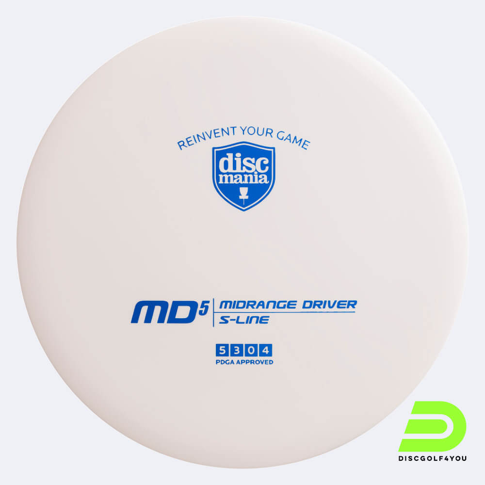 discmania md5 in weiss, im s-line kunststoff und ohne spezialeffekt Discmania MD5 in weiss, im S-Line Kunststoff und ohne Spezialeffekt