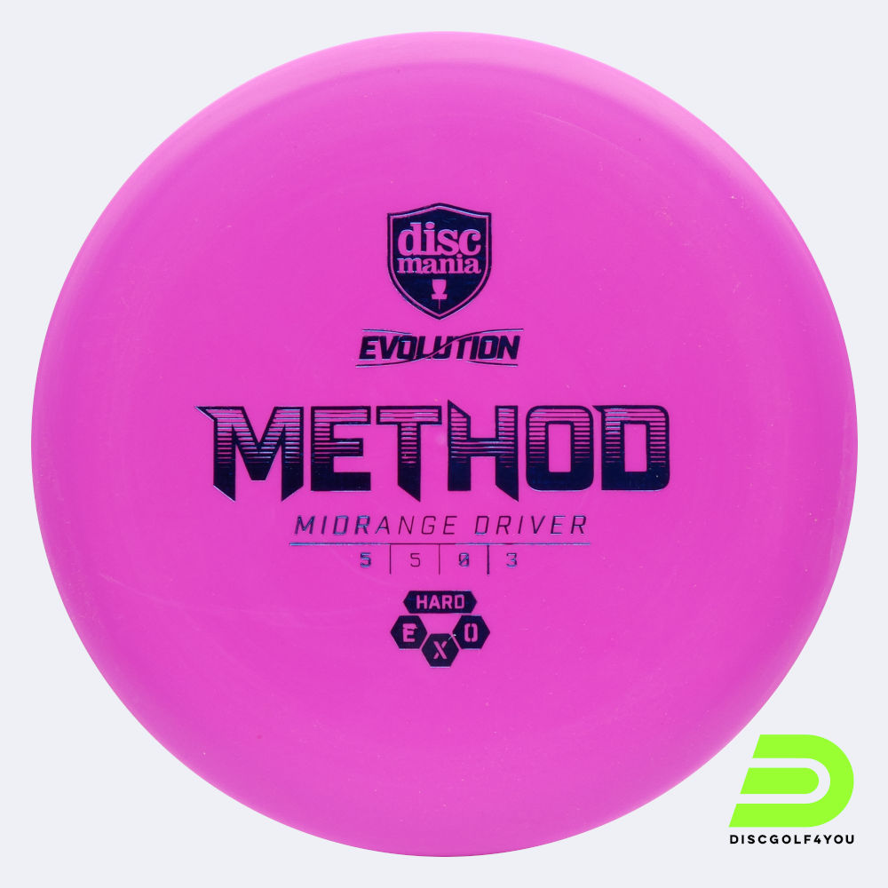 discmania method in rosa, im exo hard kunststoff und ohne spezialeffekt Discmania Method in rosa, im Exo Hard Kunststoff und ohne Spezialeffekt