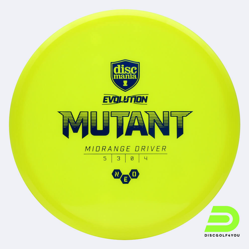 Discmania Mutant in yellow, neo plastic Discmania Mutant in yellow, neo plastic