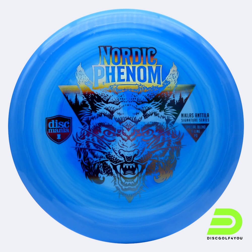 Discmania Nordic Phenom PD - Niklas Anttila Signature Series in blue, s-line plastic Discmania Nordic Phenom PD - Niklas Anttila Signature Series in blue, s-line plastic