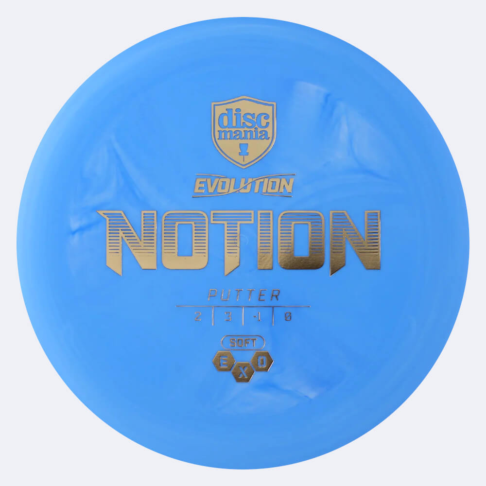 Discmania Notion in blue, exo soft plastic Discmania Notion in blue, exo soft plastic