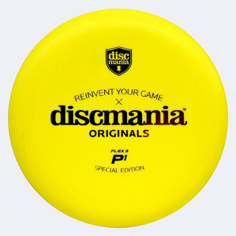 Discmania P1 Discmania Original in yellow, d-line flex 3 plastic Discmania P1 Discmania Original in yellow, d-line flex 3 plastic