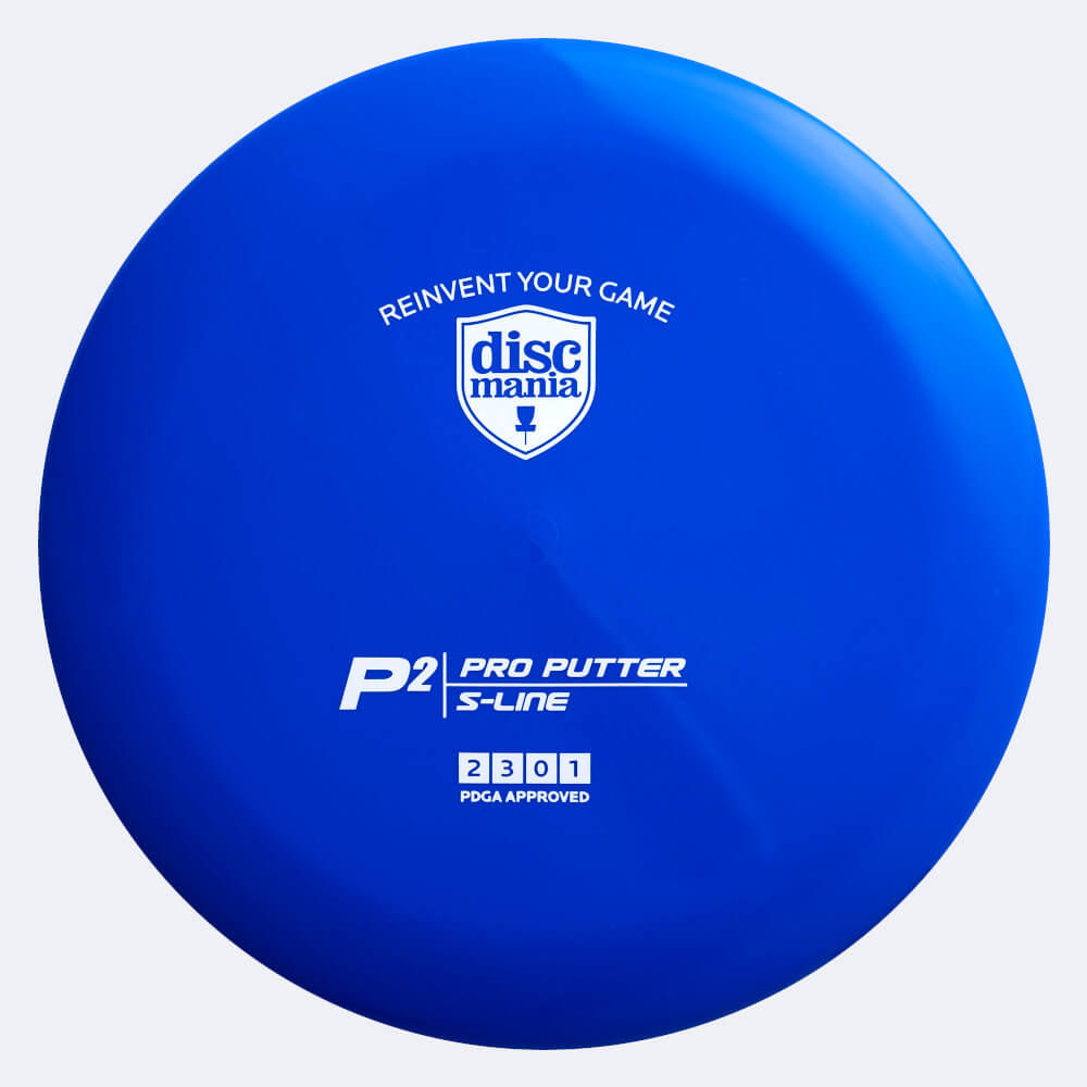 discmania p2 in blau, im s-line kunststoff und ohne spezialeffekt Discmania P2 in blau, im S-Line Kunststoff und ohne Spezialeffekt