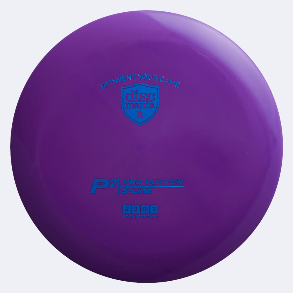 Discmania P2 in purple, s-line plastic Discmania P2 in purple, s-line plastic