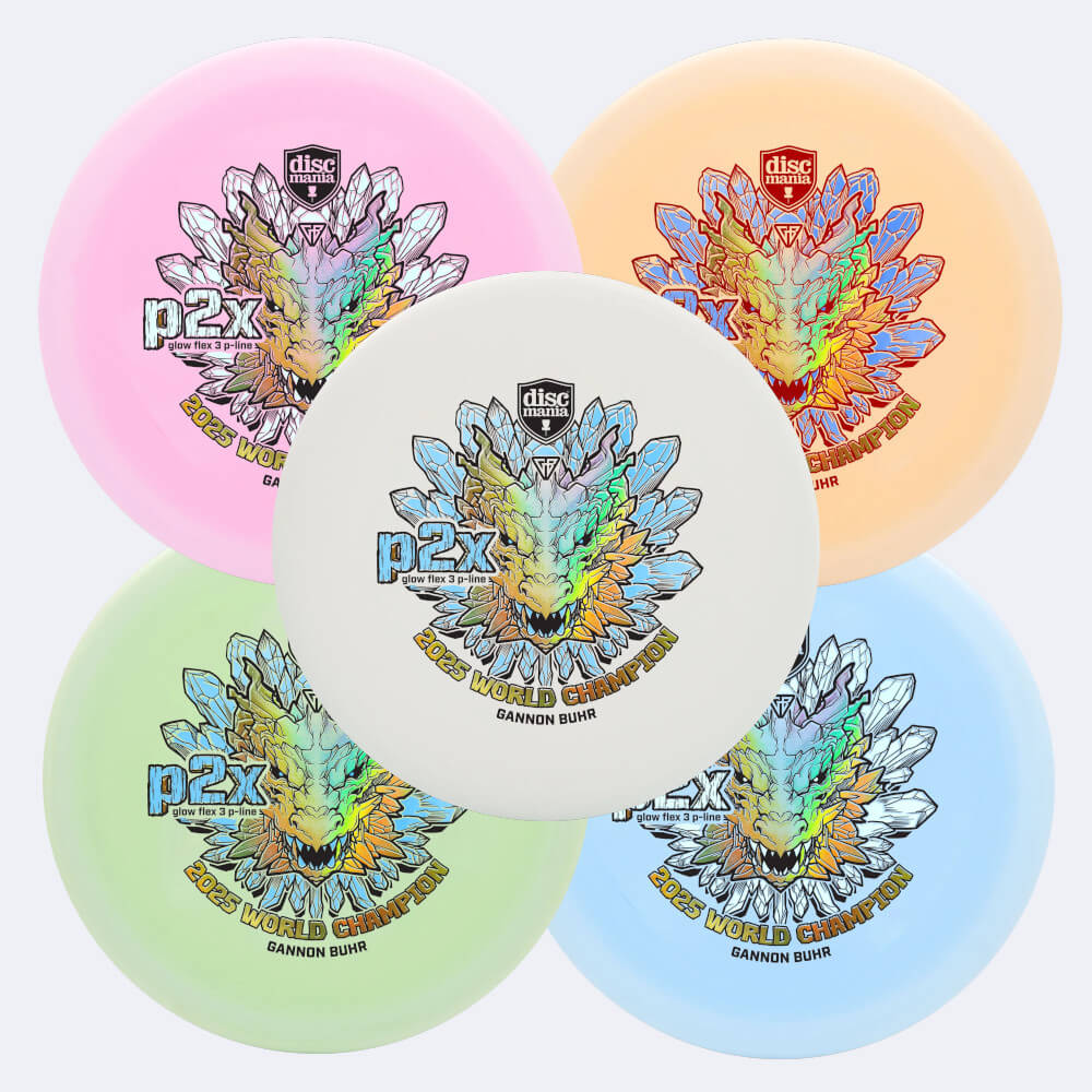 Discmania P2X Gannon Buhr in preorder, p-line glow flex 3 plastic Discmania P2X Gannon Buhr in preorder, p-line glow flex 3 plastic