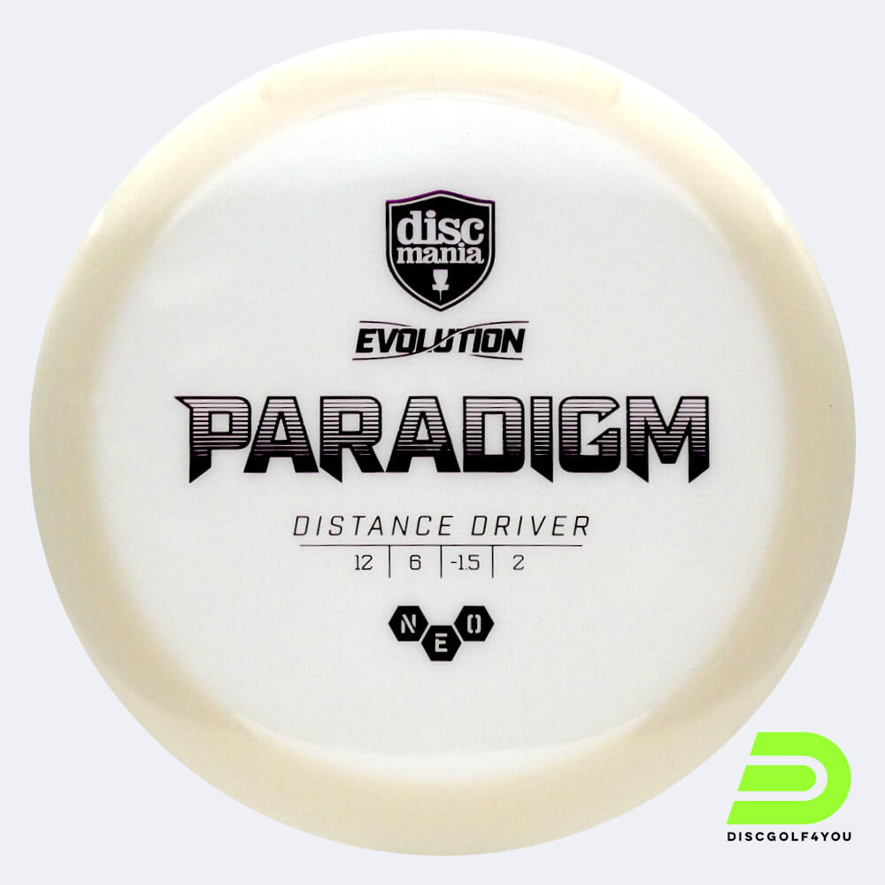 Discmania Paradigm in white, neo plastic Discmania Paradigm in white, neo plastic