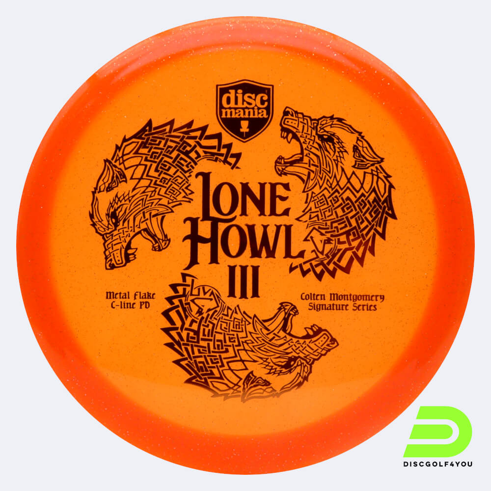 discmania pd lone howl - colten montgomery siganture series in orange, im metal flake c-line kunststoff und ohne spezialeffekt Discmania PD Lone Howl - Colten Montgomery Siganture Series in orange, im Metal Flake C-line Kunststoff und ohne Spezialeffekt