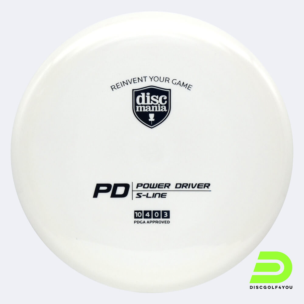 Discmania PD in white, s-line plastic Discmania PD in white, s-line plastic