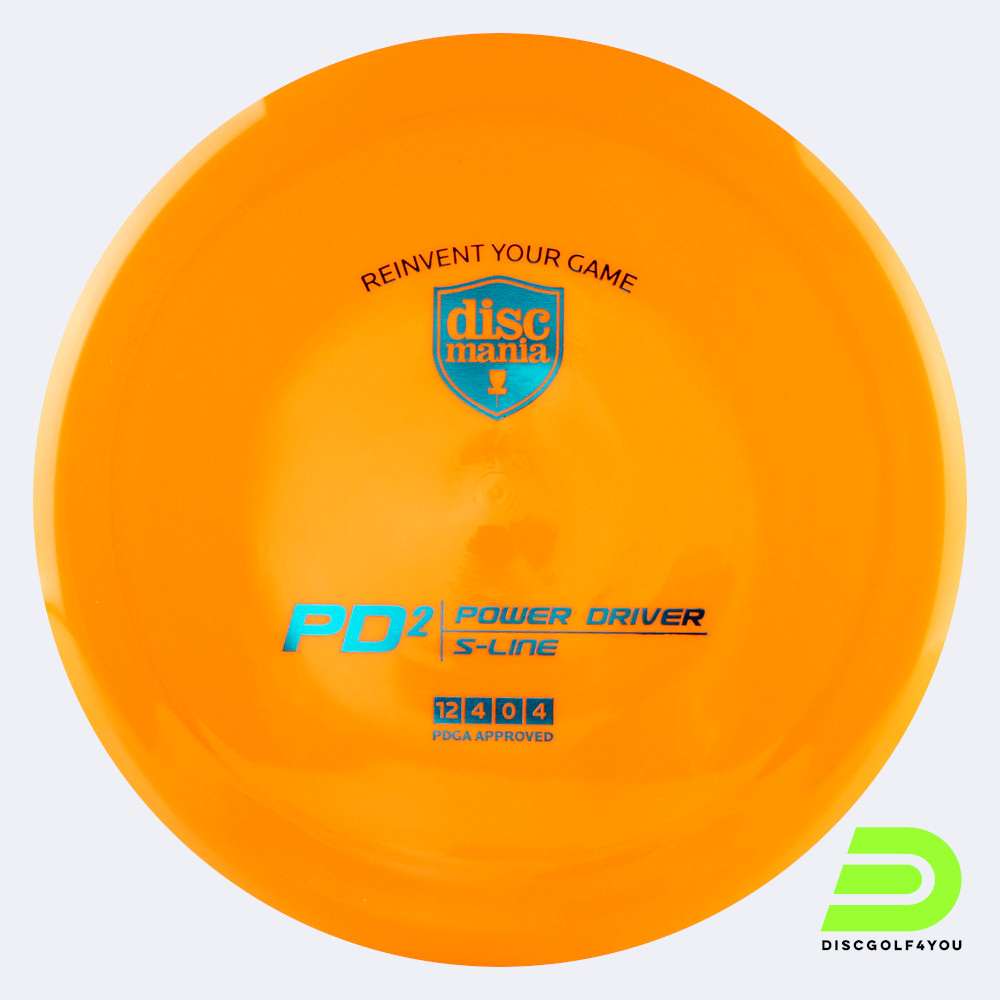 discmania pd2 in orange, im s-line kunststoff und ohne spezialeffekt Discmania PD2 in orange, im S-Line Kunststoff und ohne Spezialeffekt