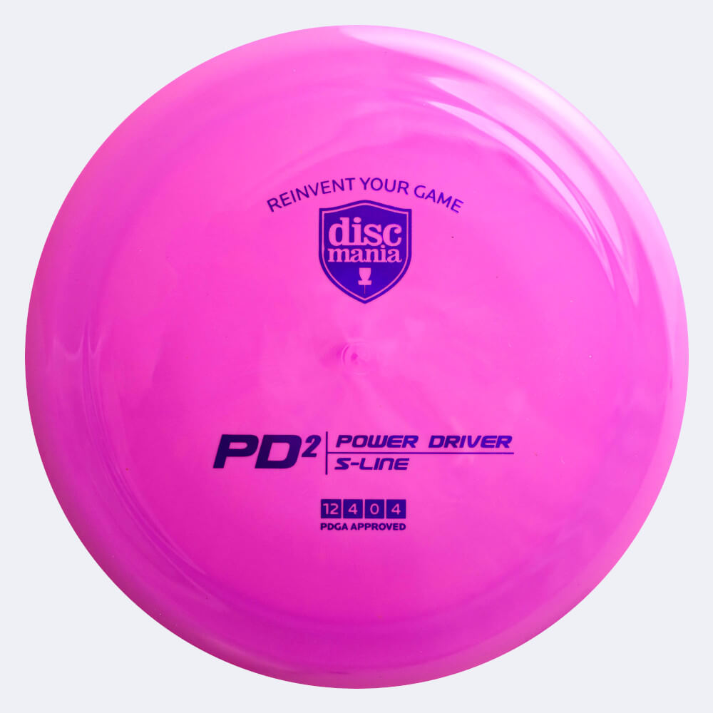 discmania pd2 in rosa, im s-line kunststoff und ohne spezialeffekt Discmania PD2 in rosa, im S-Line Kunststoff und ohne Spezialeffekt
