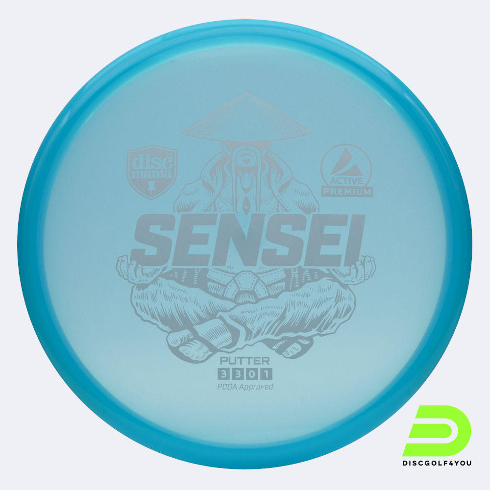 discmania sensei in blau, im active premium kunststoff und ohne spezialeffekt Discmania Sensei in blau, im Active Premium Kunststoff und ohne Spezialeffekt