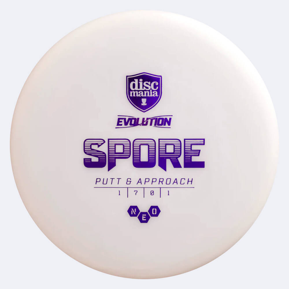 Discmania Spore in white, soft neo plastic Discmania Spore in white, soft neo plastic