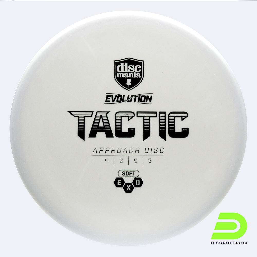 Discmania Tactic in white, exo soft plastic Discmania Tactic in white, exo soft plastic
