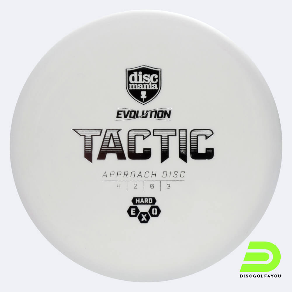Discmania Tactic in white, exo hard plastic Discmania Tactic in white, exo hard plastic