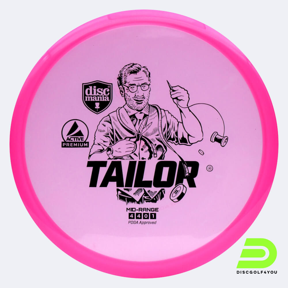 Discmania Tailor in pink, active premium plastic Discmania Tailor in pink, active premium plastic