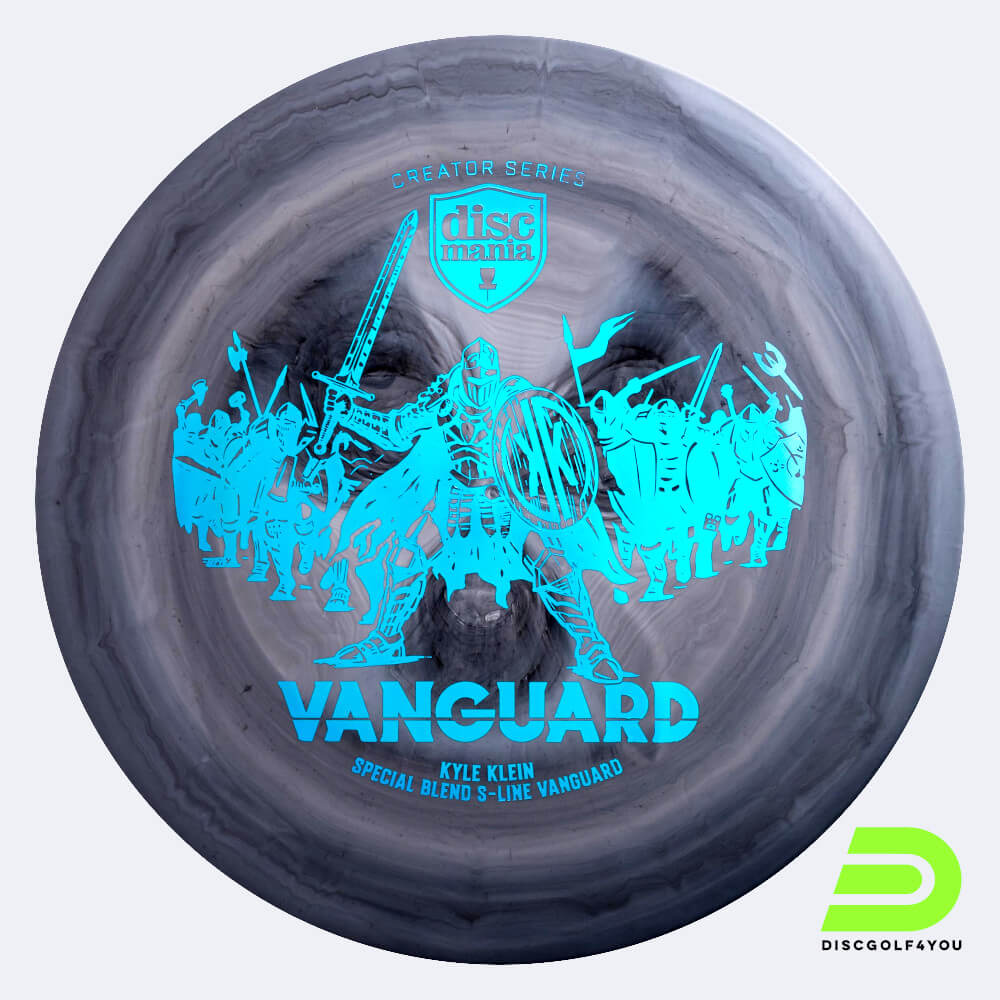 discmania vanguard kyle klein creator series in grau, im s-line special blend kunststoff und burst spezialeffekt Discmania Vanguard Kyle Klein Creator Series in grau, im S-Line Special Blend Kunststoff und burst Spezialeffekt