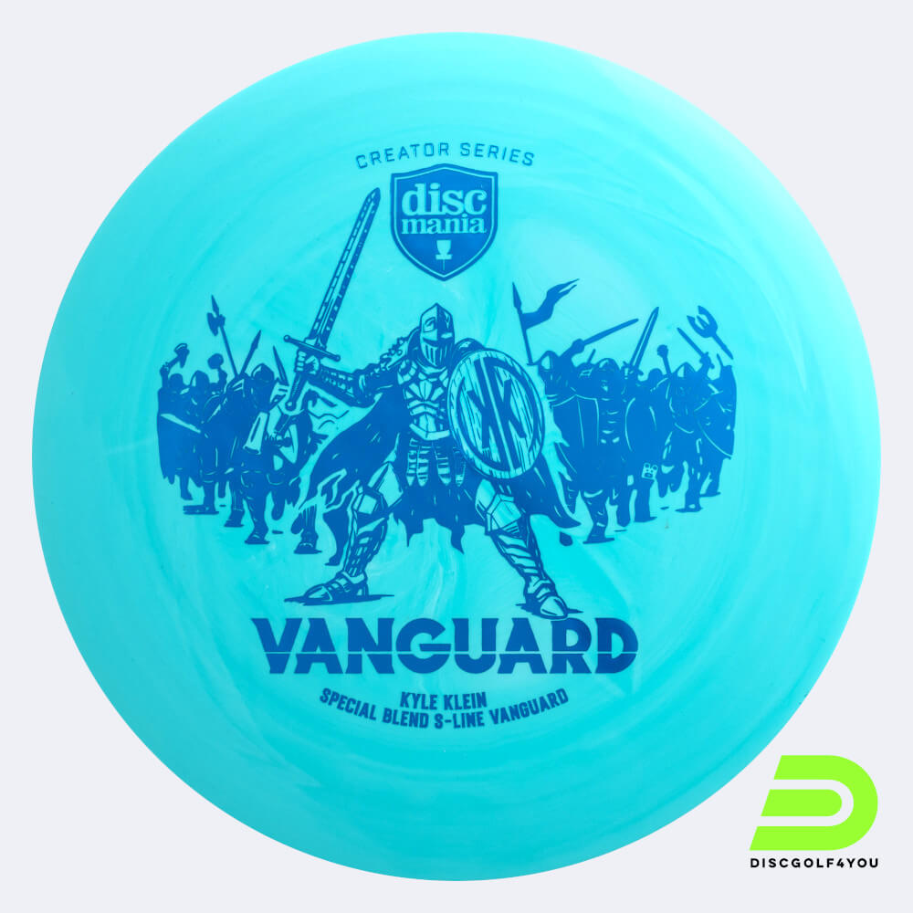 Discmania Vanguard Kyle Klein Creator Series in turquoise, s-line special blend plastic Discmania Vanguard Kyle Klein Creator Series in turquoise, s-line special blend plastic