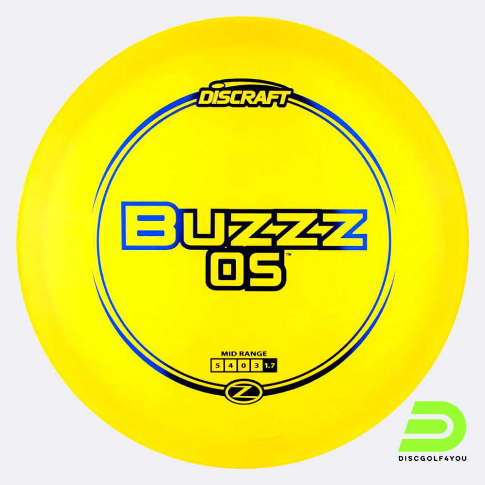 discraft buzzz os in gelb, im z-line kunststoff und ohne spezialeffekt Discraft Buzzz OS in gelb, im Z-Line Kunststoff und ohne Spezialeffekt