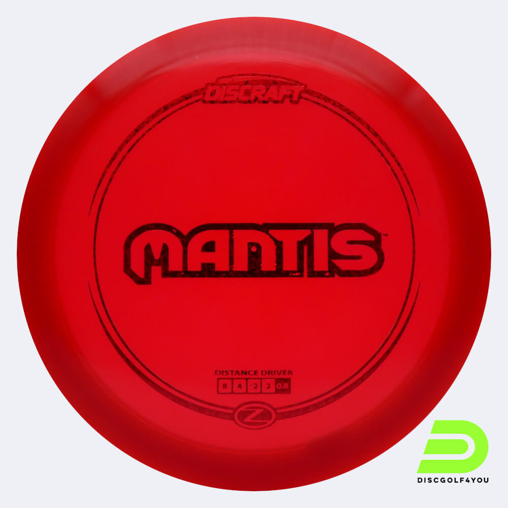 discraft mantis in rot, im z-line kunststoff und ohne spezialeffekt Discraft Mantis in rot, im Z-Line Kunststoff und ohne Spezialeffekt