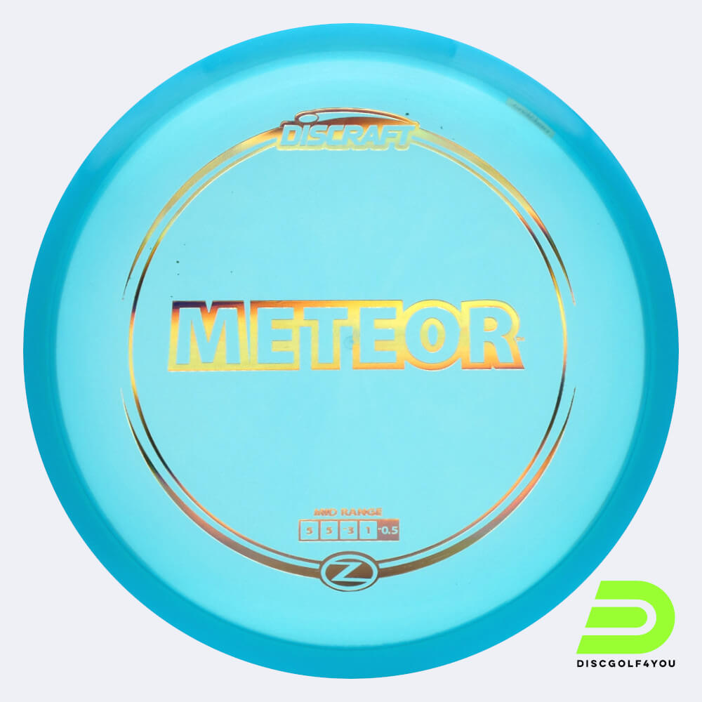discraft meteor in türkis, im z-line kunststoff und ohne spezialeffekt Discraft Meteor in türkis, im Z-Line Kunststoff und ohne Spezialeffekt