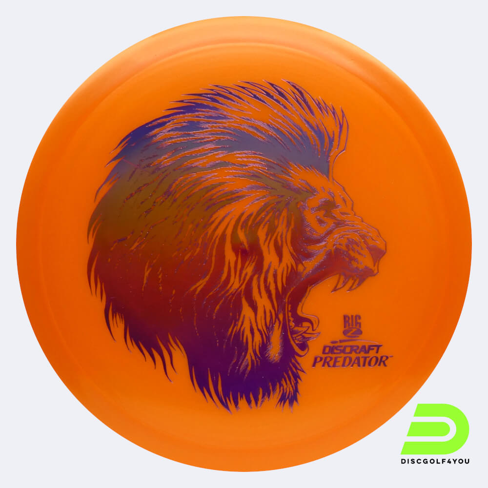 Discraft Predator in classic-orange, big z plastic Discraft Predator in classic-orange, big z plastic