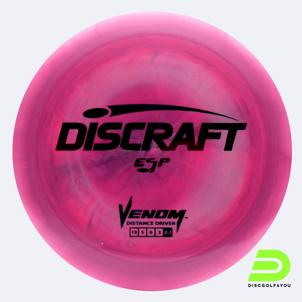 Discraft Venom in pink, esp plastic and burst effect Discraft Venom in pink, esp plastic and burst effect