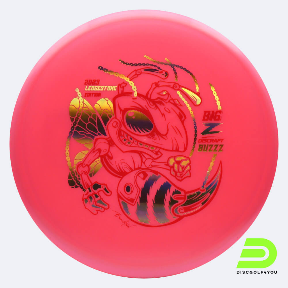 Discraft Buzzz 2023 Ledgestone Edition in pink, big z plastic Discraft Buzzz 2023 Ledgestone Edition in pink, big z plastic