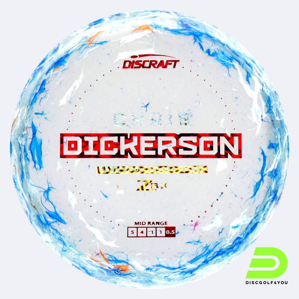 Discraft Buzzz - Chris Dickerson Tour Series in white, jawbreaker z flx plastic Discraft Buzzz - Chris Dickerson Tour Series in white, jawbreaker z flx plastic