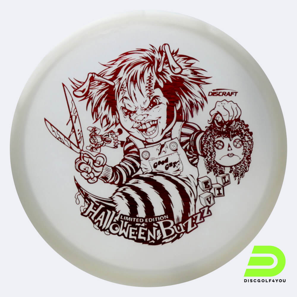 discraft buzzz halloween limited edition in weiss, im nite glo kunststoff und glow spezialeffekt Discraft Buzzz Halloween Limited Edition in weiss, im Nite Glo Kunststoff und glow Spezialeffekt