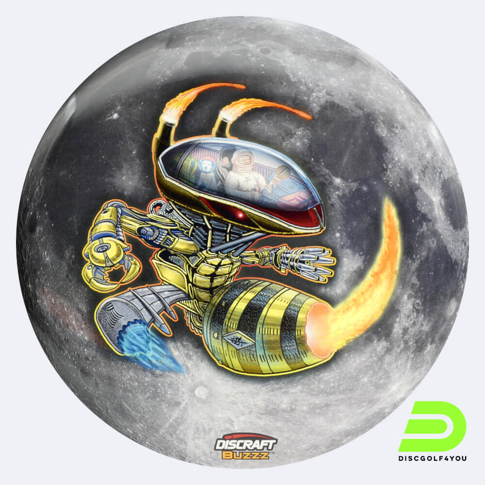 Discraft Buzzz Supercolor Moon in black, esp plastic Discraft Buzzz Supercolor Moon in black, esp plastic