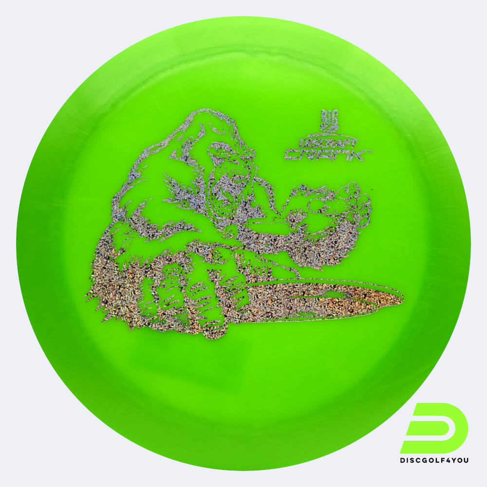 discraft crank in hellgrün, im big z kunststoff und ohne spezialeffekt Discraft Crank in hellgrün, im Big Z Kunststoff und ohne Spezialeffekt