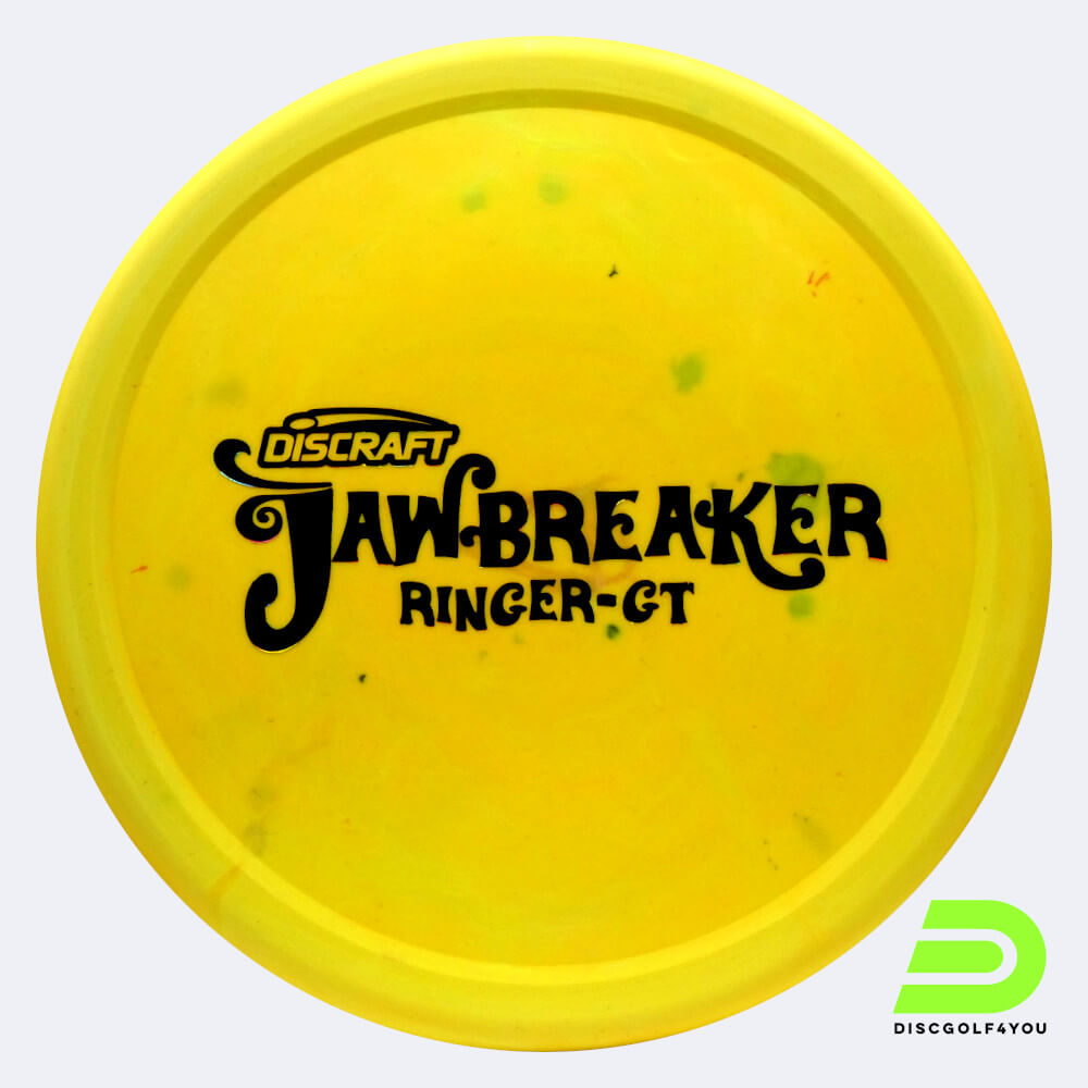 discraft ringer gt in gelb, im jawbreaker kunststoff und ohne spezialeffekt Discraft Ringer GT in gelb, im Jawbreaker Kunststoff und ohne Spezialeffekt