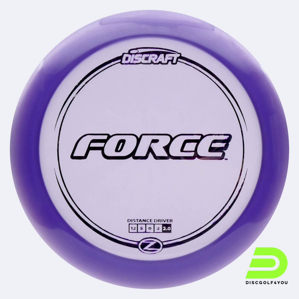 Discraft Force in purple, z-line plastic Discraft Force in purple, z-line plastic