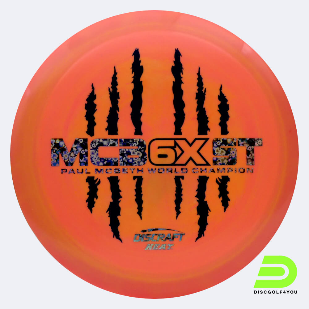 discraft heat - mcbeth 6x claw in orange, im esp kunststoff und ohne spezialeffekt Discraft Heat - McBeth 6x Claw in orange, im ESP Kunststoff und ohne Spezialeffekt