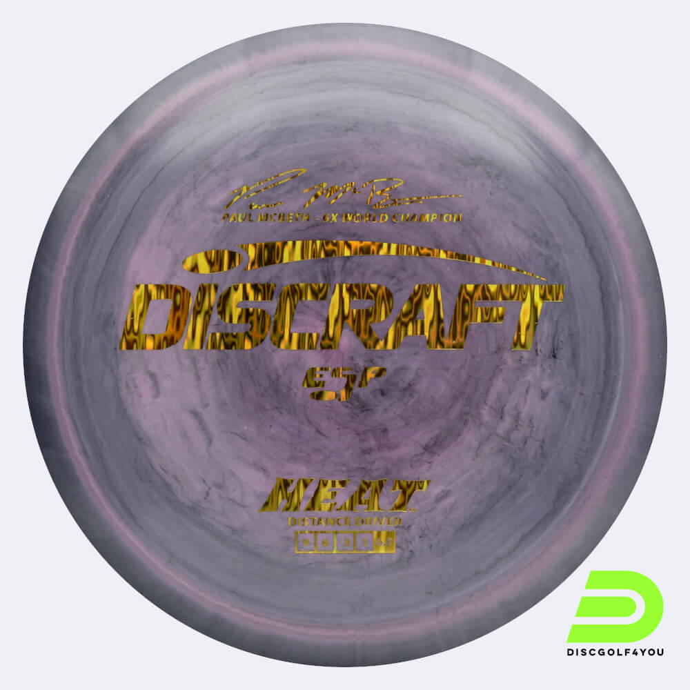 discraft heat - paul mcbeth signature series in grau, im esp kunststoff und burst spezialeffekt Discraft Heat - Paul McBeth Signature Series in grau, im ESP Kunststoff und burst Spezialeffekt