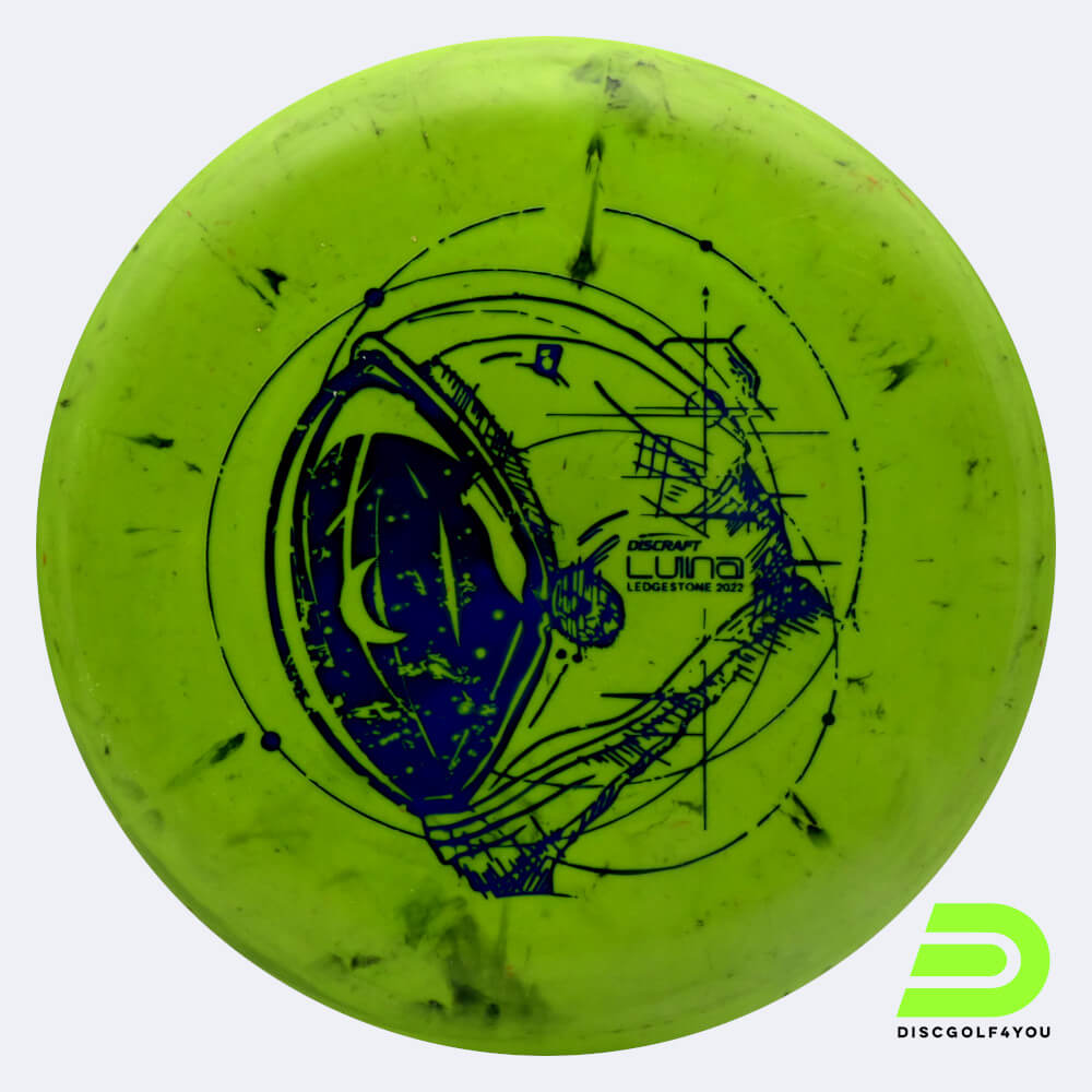 discraft luna ledgestone 2022 edition in grün, im jawbreaker kunststoff und ohne spezialeffekt Discraft Luna Ledgestone 2022 Edition in grün, im Jawbreaker Kunststoff und ohne Spezialeffekt