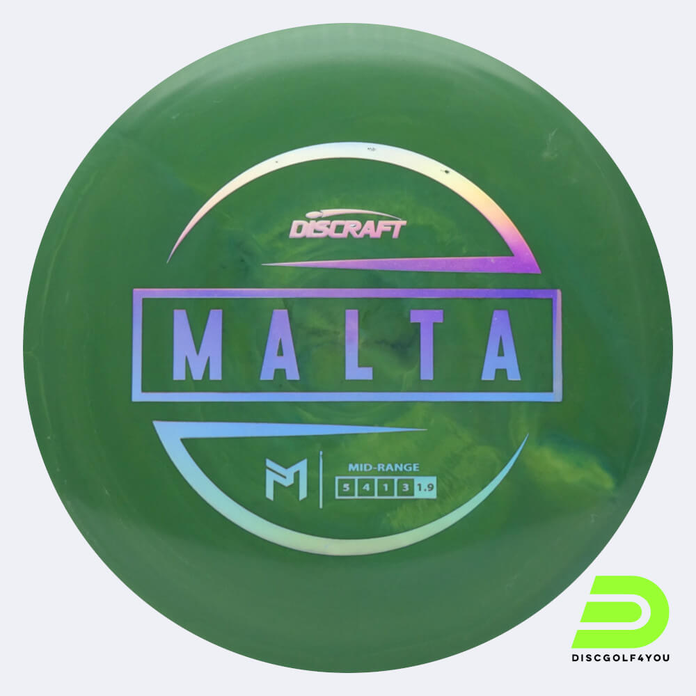 Discraft Malta - Paul McBeth Signature Series in green, esp plastic and burst effect Discraft Malta - Paul McBeth Signature Series in green, esp plastic and burst effect