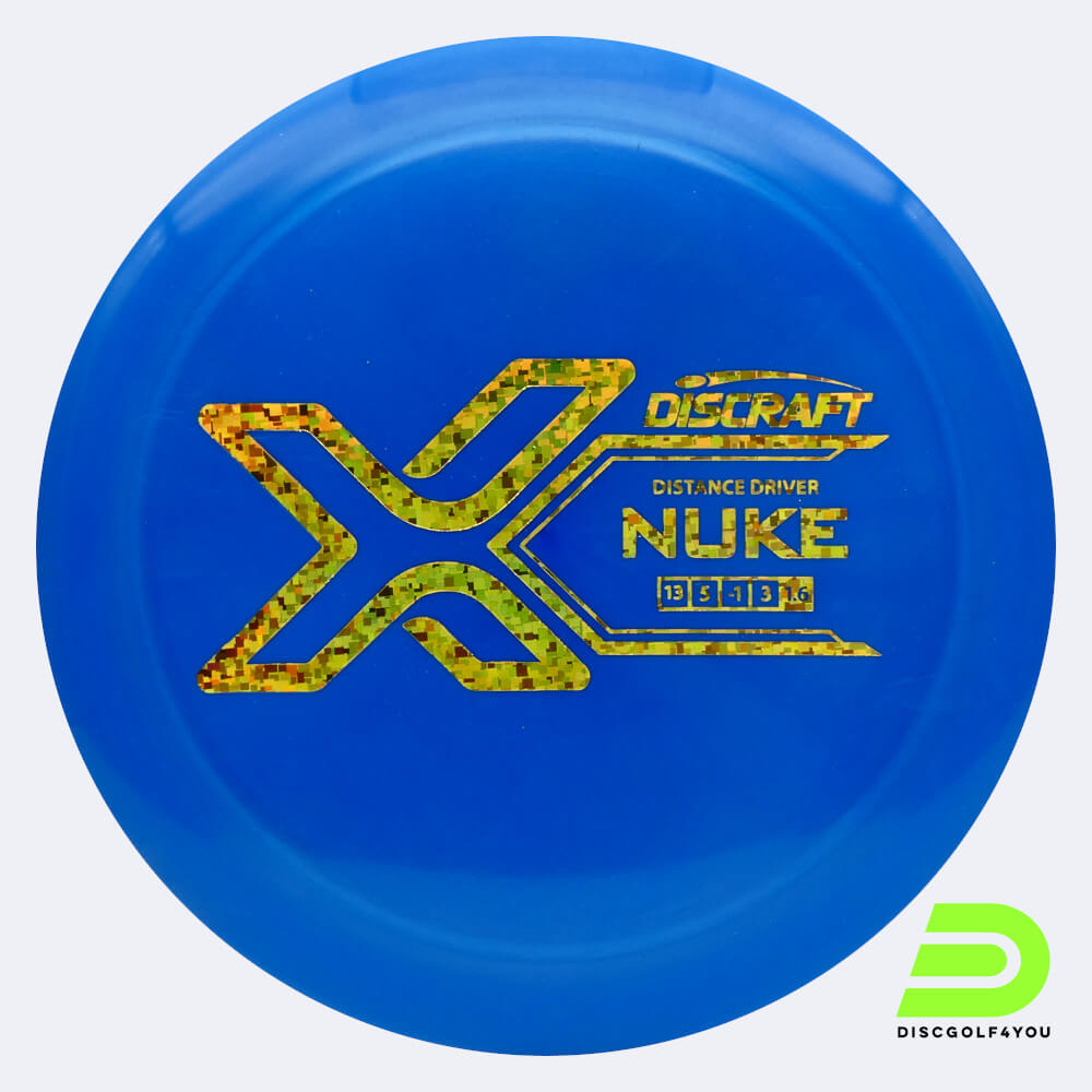 discraft nuke in blau, im x-line kunststoff und ohne spezialeffekt Discraft Nuke in blau, im X-Line Kunststoff und ohne Spezialeffekt