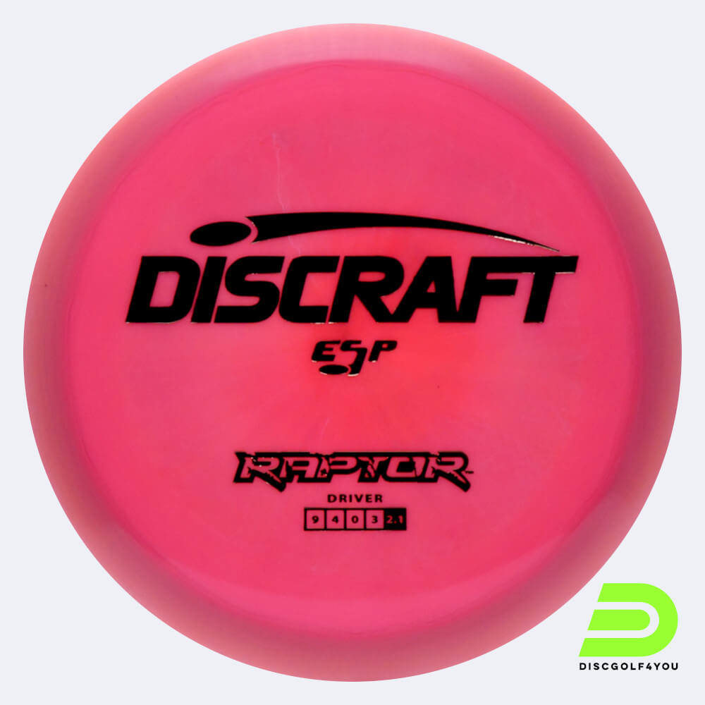 Discraft Raptor in pink, esp plastic Discraft Raptor in pink, esp plastic