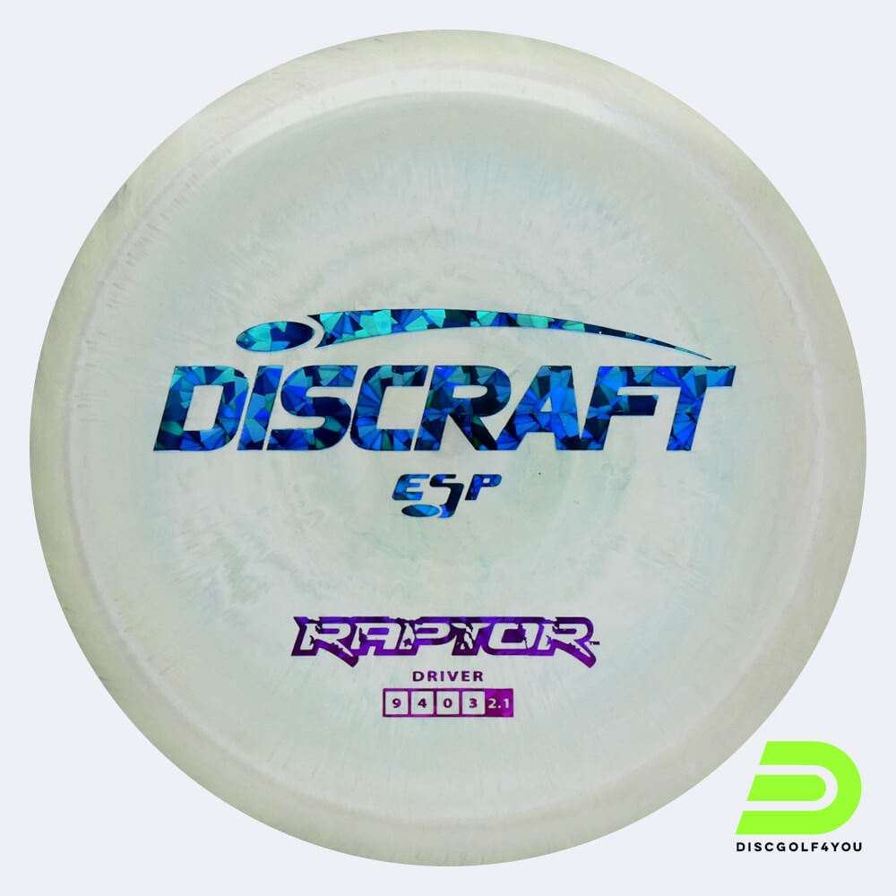 discraft raptor in grau, im esp kunststoff und ohne spezialeffekt Discraft Raptor in grau, im ESP Kunststoff und ohne Spezialeffekt