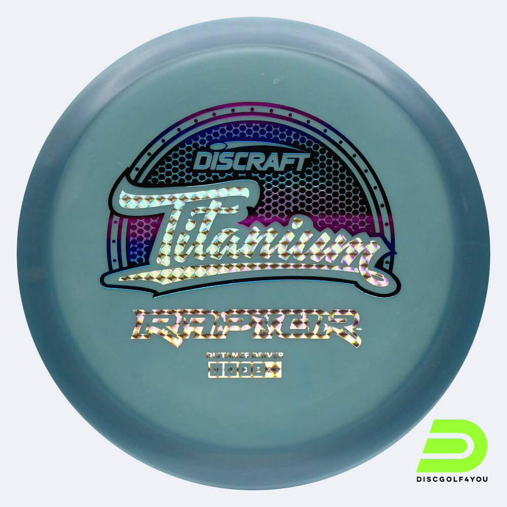 Discraft Raptor in light-blue, titanium plastic Discraft Raptor in light-blue, titanium plastic