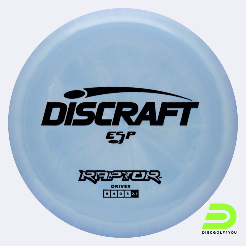 Discraft Raptor in light-blue, esp plastic Discraft Raptor in light-blue, esp plastic