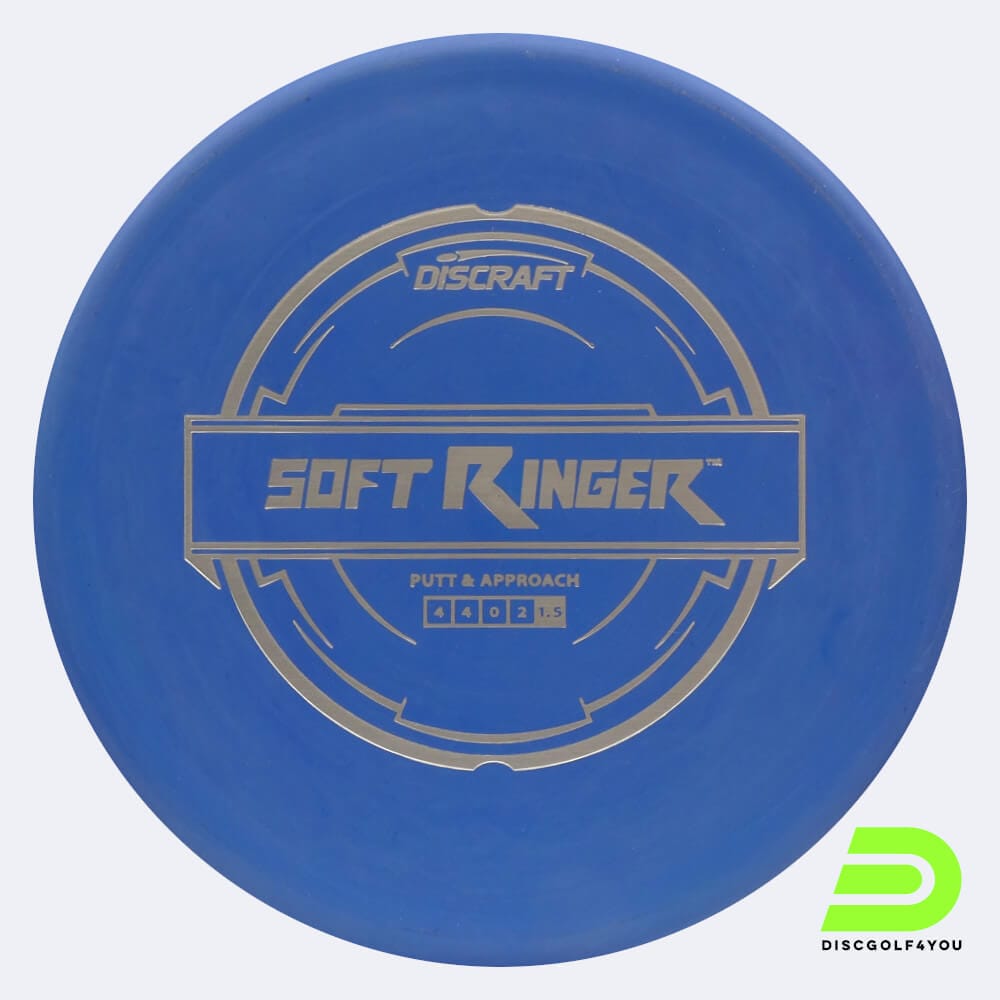 discraft ringer in blau, im soft putter line kunststoff und ohne spezialeffekt Discraft Ringer in blau, im Soft Putter Line Kunststoff und ohne Spezialeffekt