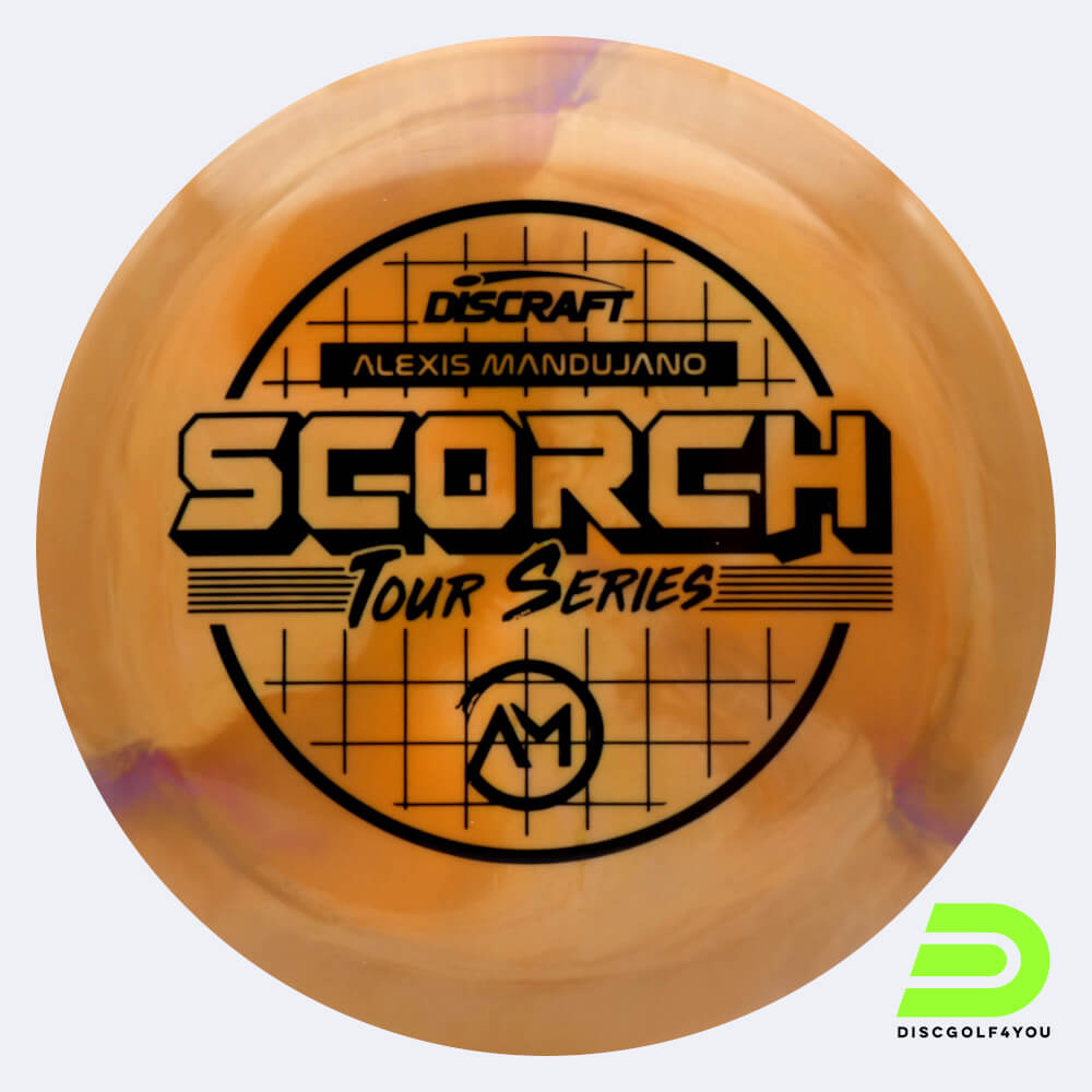 Discraft Scorch - Alexis Mandujano Tour Series in classic-orange, esp plastic and burst effect Discraft Scorch - Alexis Mandujano Tour Series in classic-orange, esp plastic and burst effect